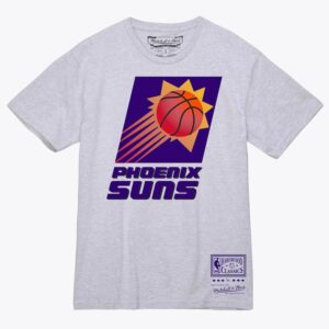 Mitchell & Ness Heather Grey Phoenix Suns Team Logo T-shirt Gris 1590993