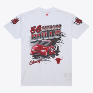 Mitchell & Ness T-shirt blanc Chicago Bulls Speedway blanc 1590518