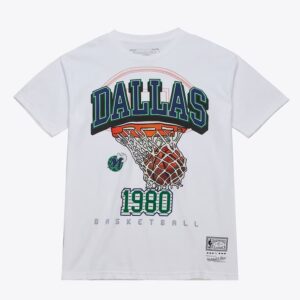Mitchell & Ness T-shirt graphique blanc Dallas Mavericks Sswagger blanc 1591011