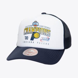 Mitchell & Ness White Indiana Pacers Champions Trucker Snapback Hat Blanc 1593122