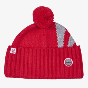 Mitchell & Ness x CLOT Bonnet en tricot à revers rouge Houston Rockets avec pompon rouge 1593612